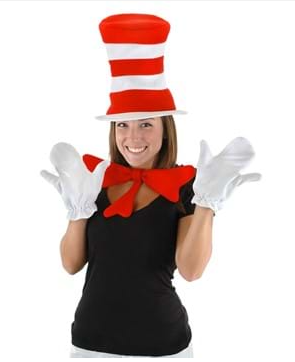 Adult Cat in the Hat Accessory Costume Kit