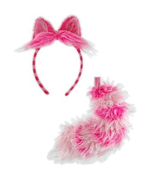 Cheshire Cat Ears and Tail Costume Accessory