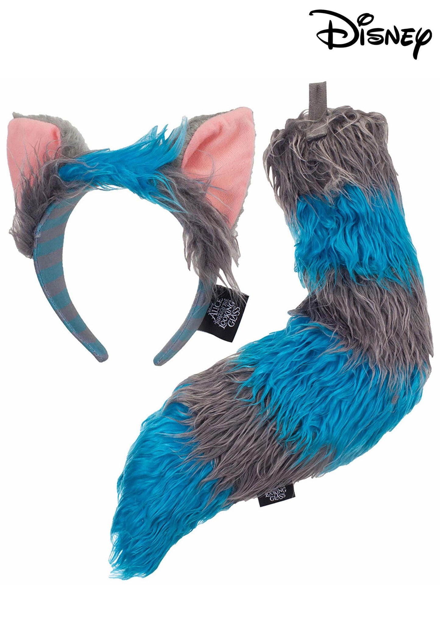 Deluxe Cheshire Cat Ears Deluxe Headband & Tail Kit