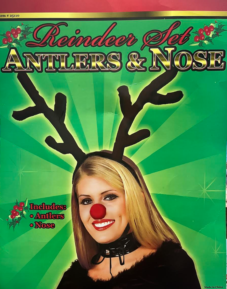 Antlers & Nose Reindeer Set