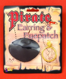 Pirate Earring &Eyepatch Set