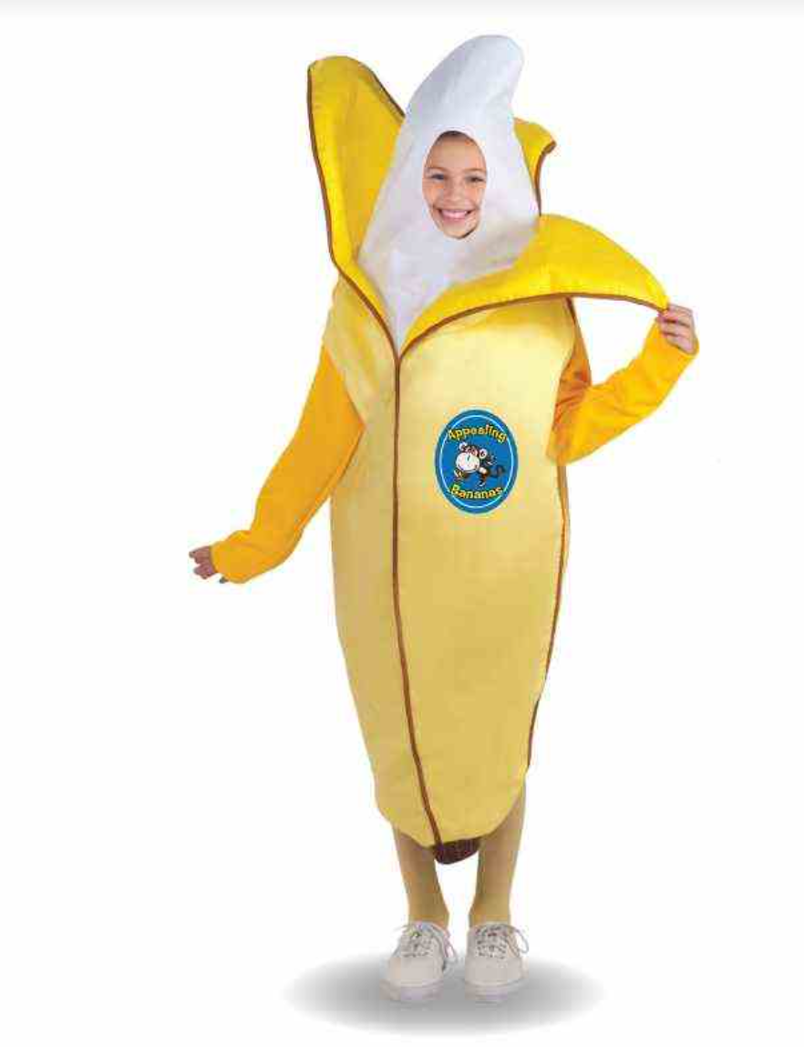 Appealing Banana Kids Costume