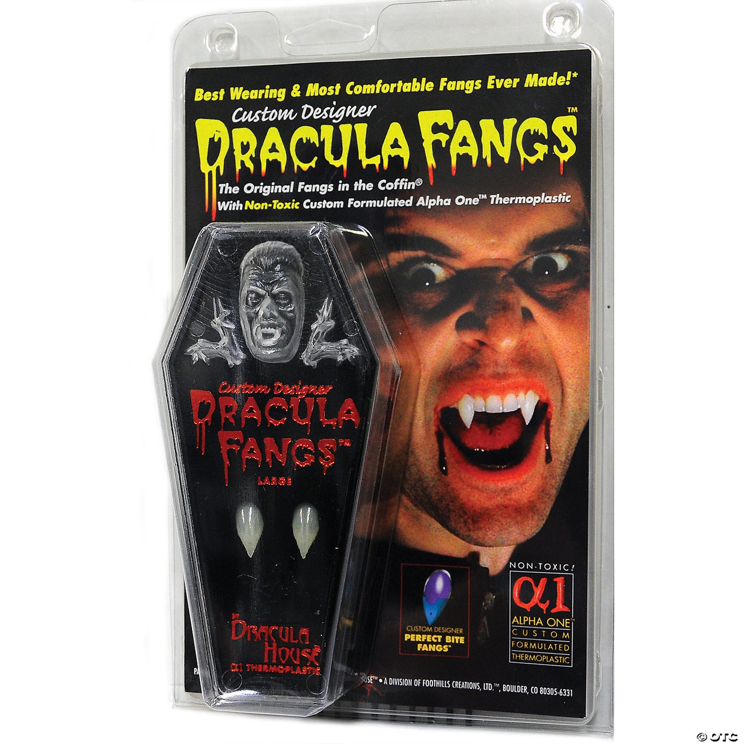 Dracula Fangs Clamshell