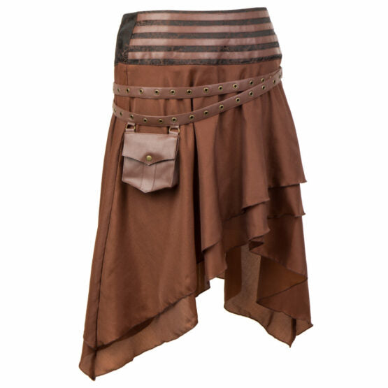 Steampunk Brown Skirt