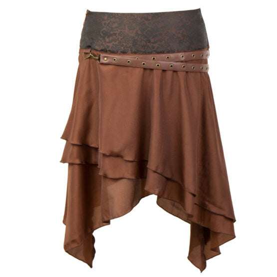 Steampunk Brown Skirt