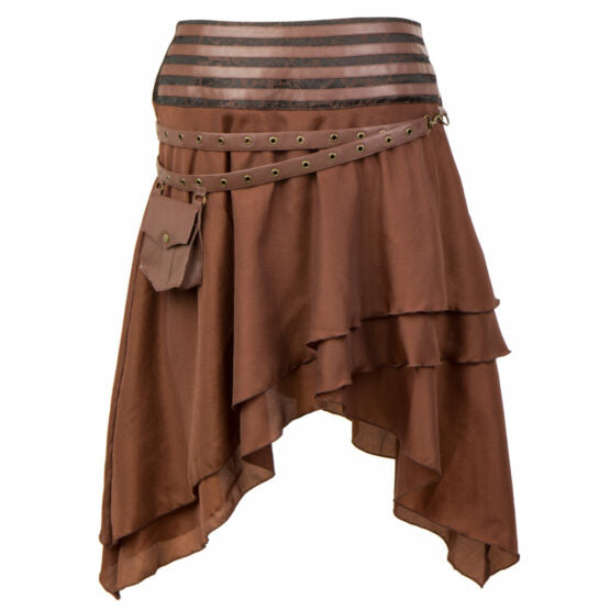 Steampunk Brown Skirt