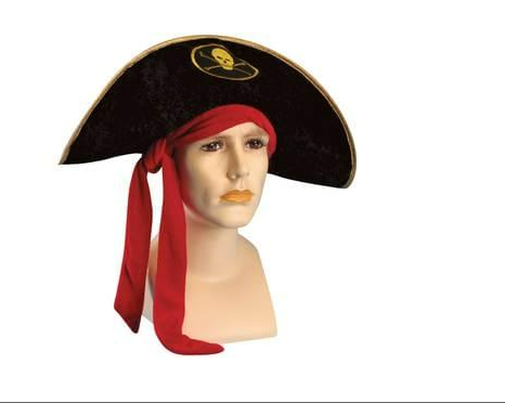 Pirate Hat with Tie