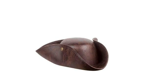Brown Leather Pirate Hat