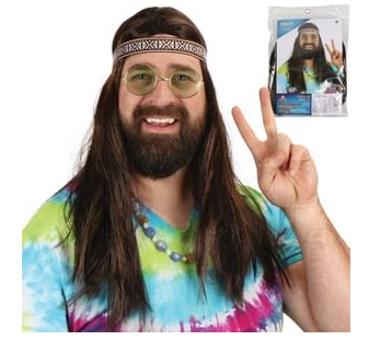 Long Hair Hippie Kit