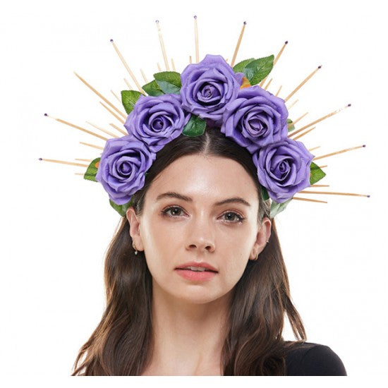 Headband-Day Of The Dead Crown