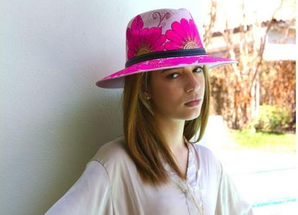 Hand painted hat