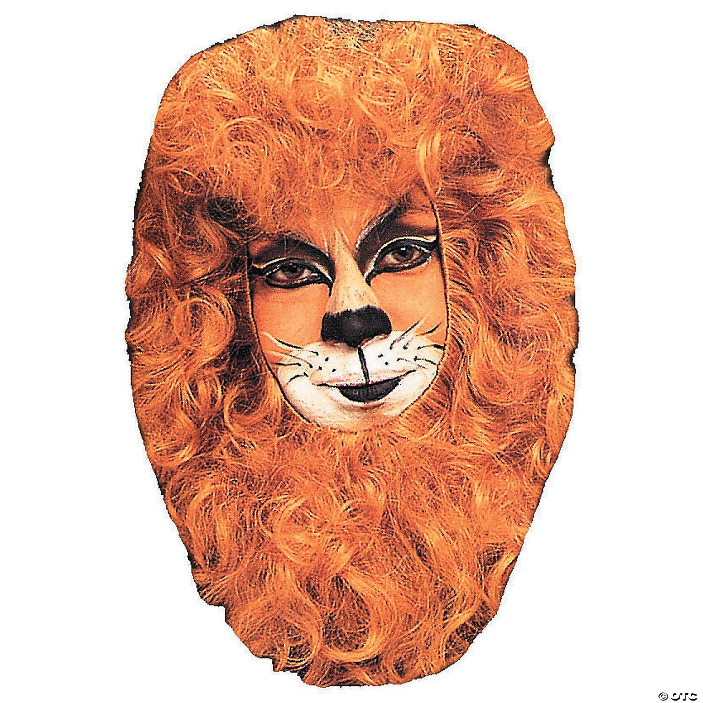 Lion Face Hair Piece Mask