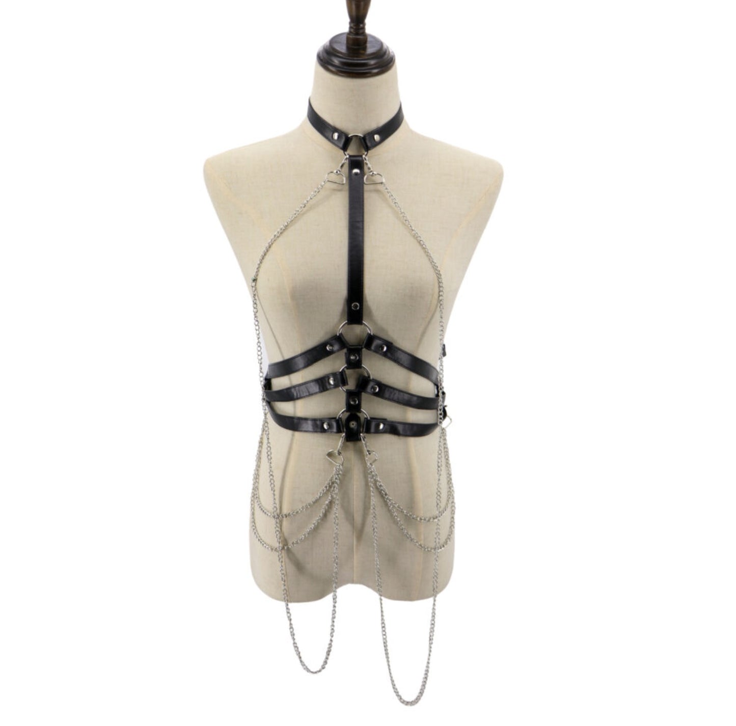 Leatherette Body Harness