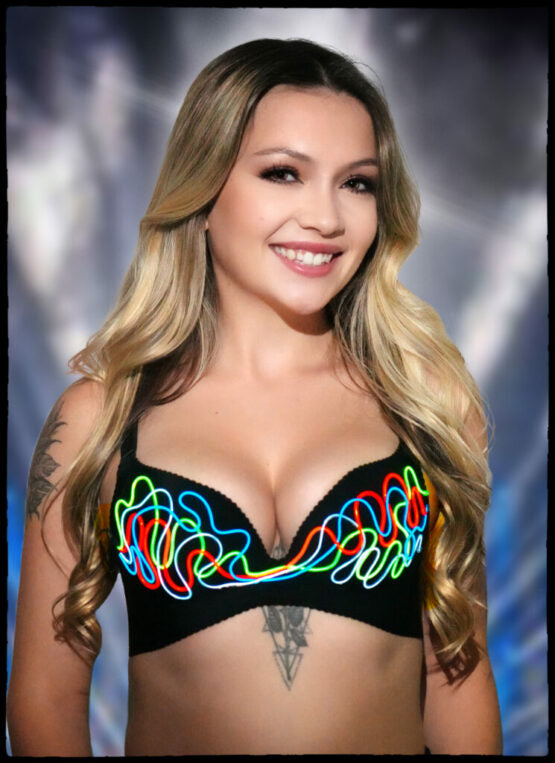 LED Wavy Multi Wire Bra