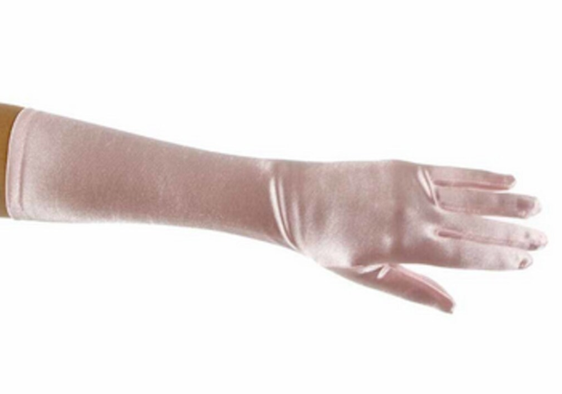 Long Adult Satin Gloves