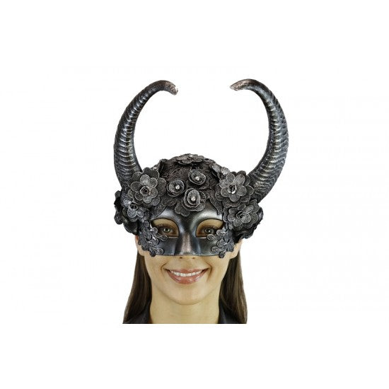 Lace Horned Mask