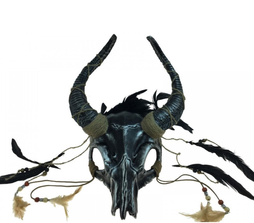 Ancestral Demo Mask w/Horn