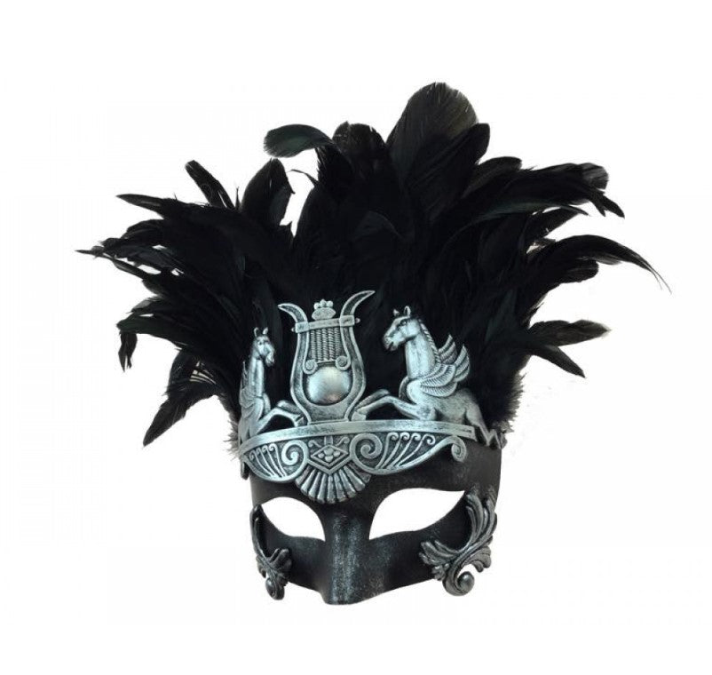 Venetian Masks w/Feathers