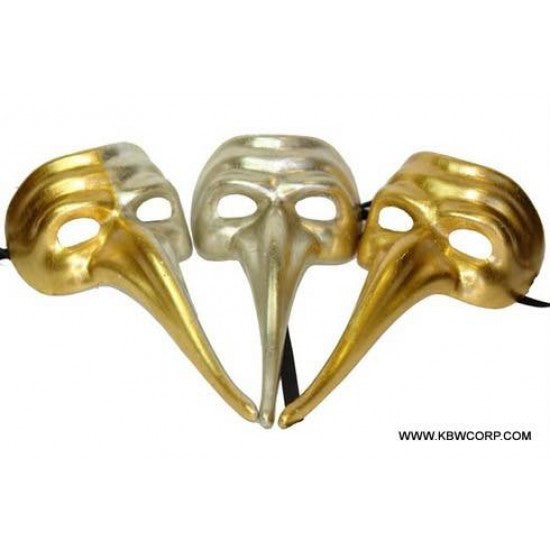 Long Nose Solid Gold/Silver