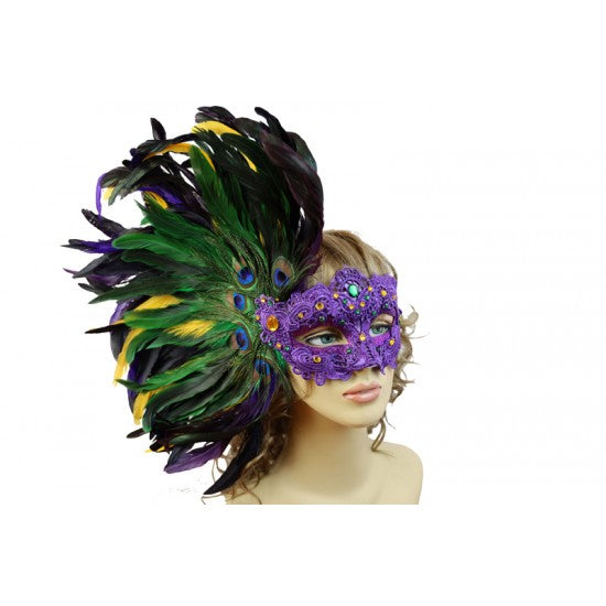 Carnival Feather Mask