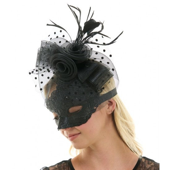 Lace Fascinator Mask