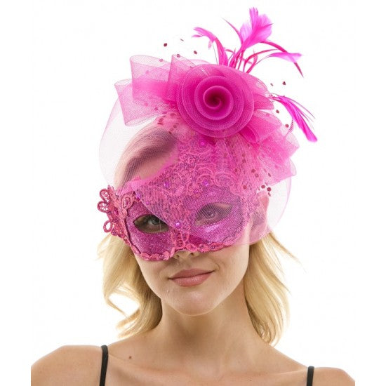 Lace Fascinator Mask