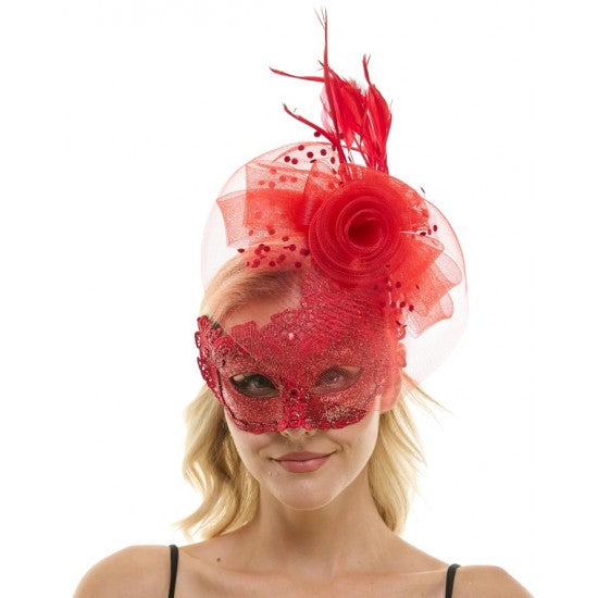 Lace Fascinator Mask