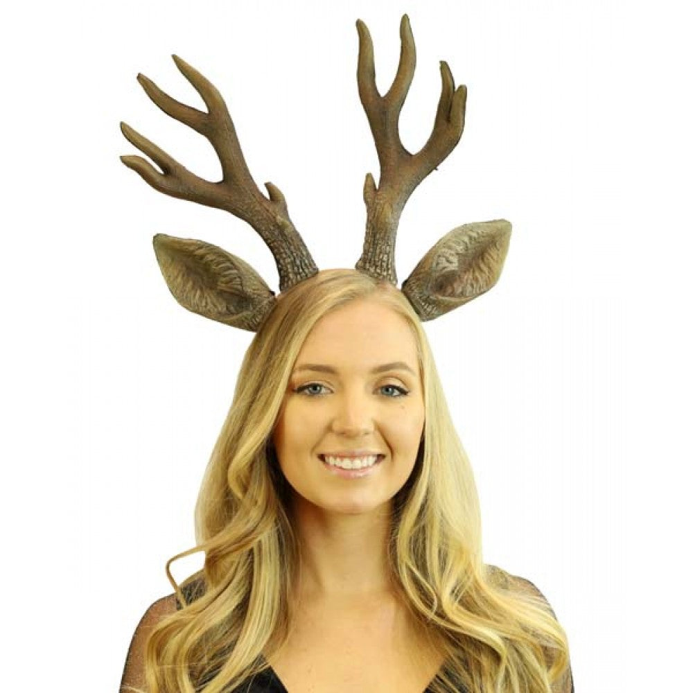Antler Headband with Ears