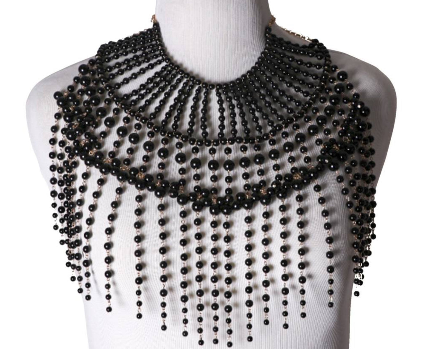Cleopatra Pearl Fringe Body Jewelry