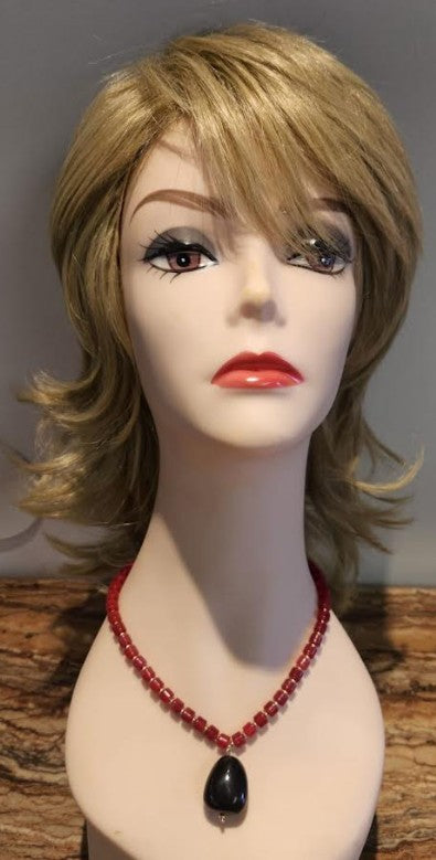 Red Stone Necklace Set