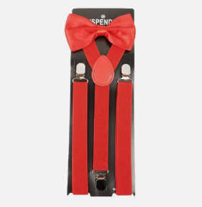 Bow Tie & Suspender Set