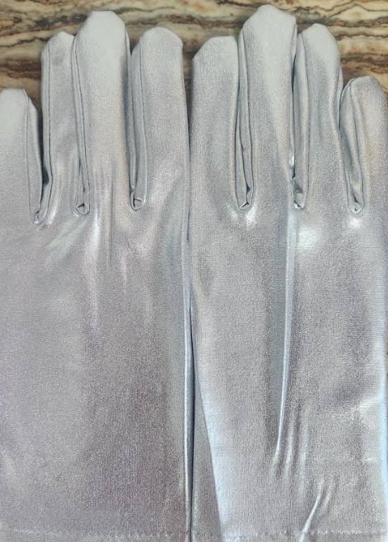 Short Adult Satin Gloves
