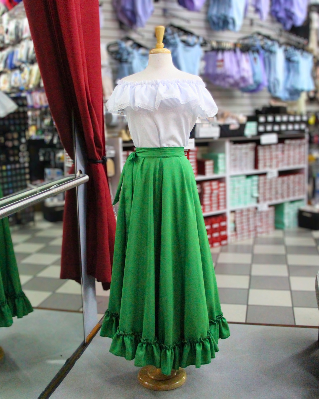 Wrap Around Bomba Skirt