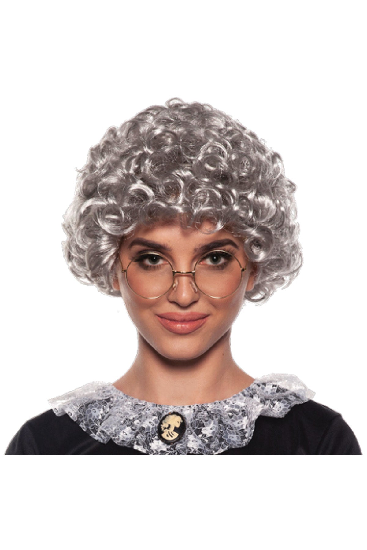 Curly Old Lady Wig