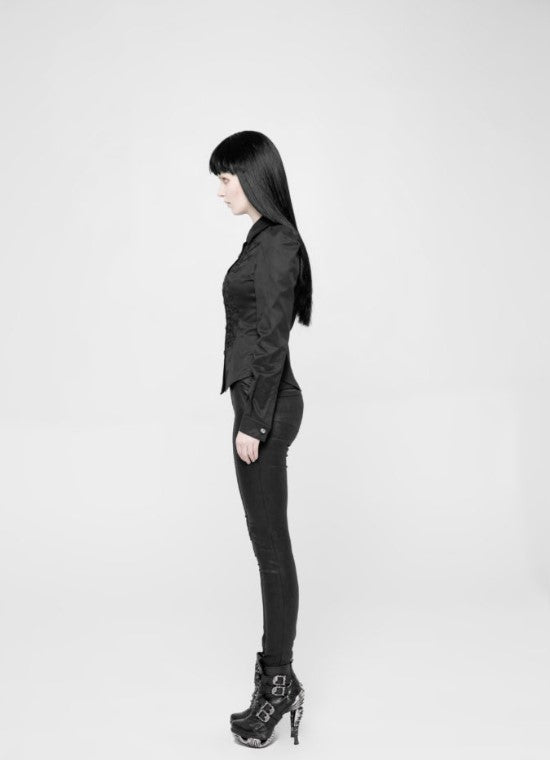 Gothic Military Long Sleeve Shirt