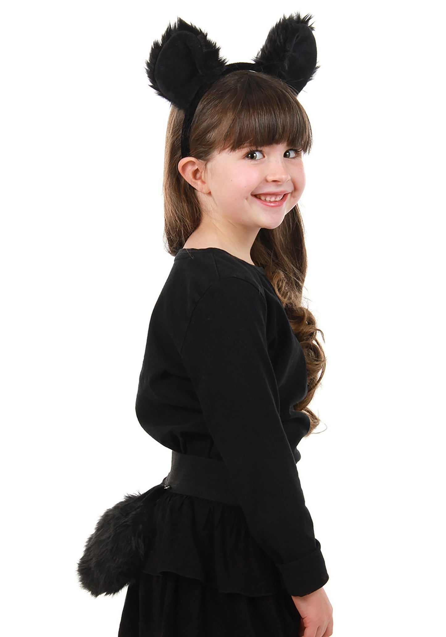 Black Bear Ears Headband & Tail Kit