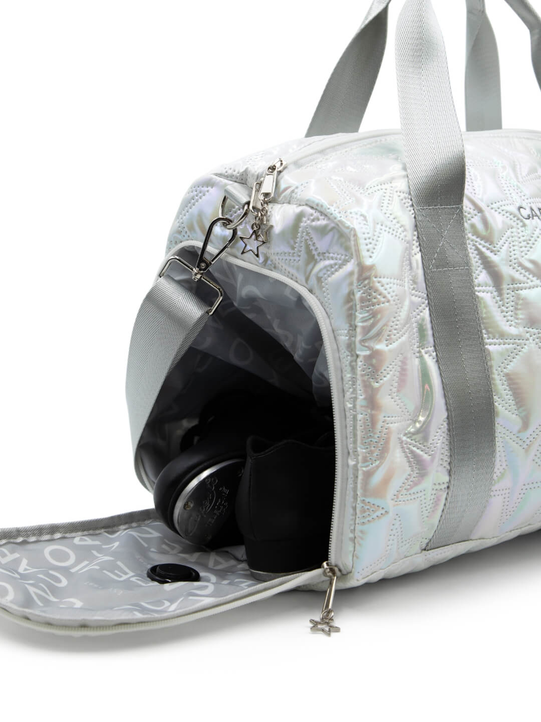 Metallic Star Travel Duffle