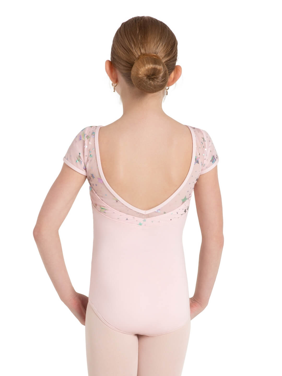 Star Struck Galaxy Short Sleeve Leotard