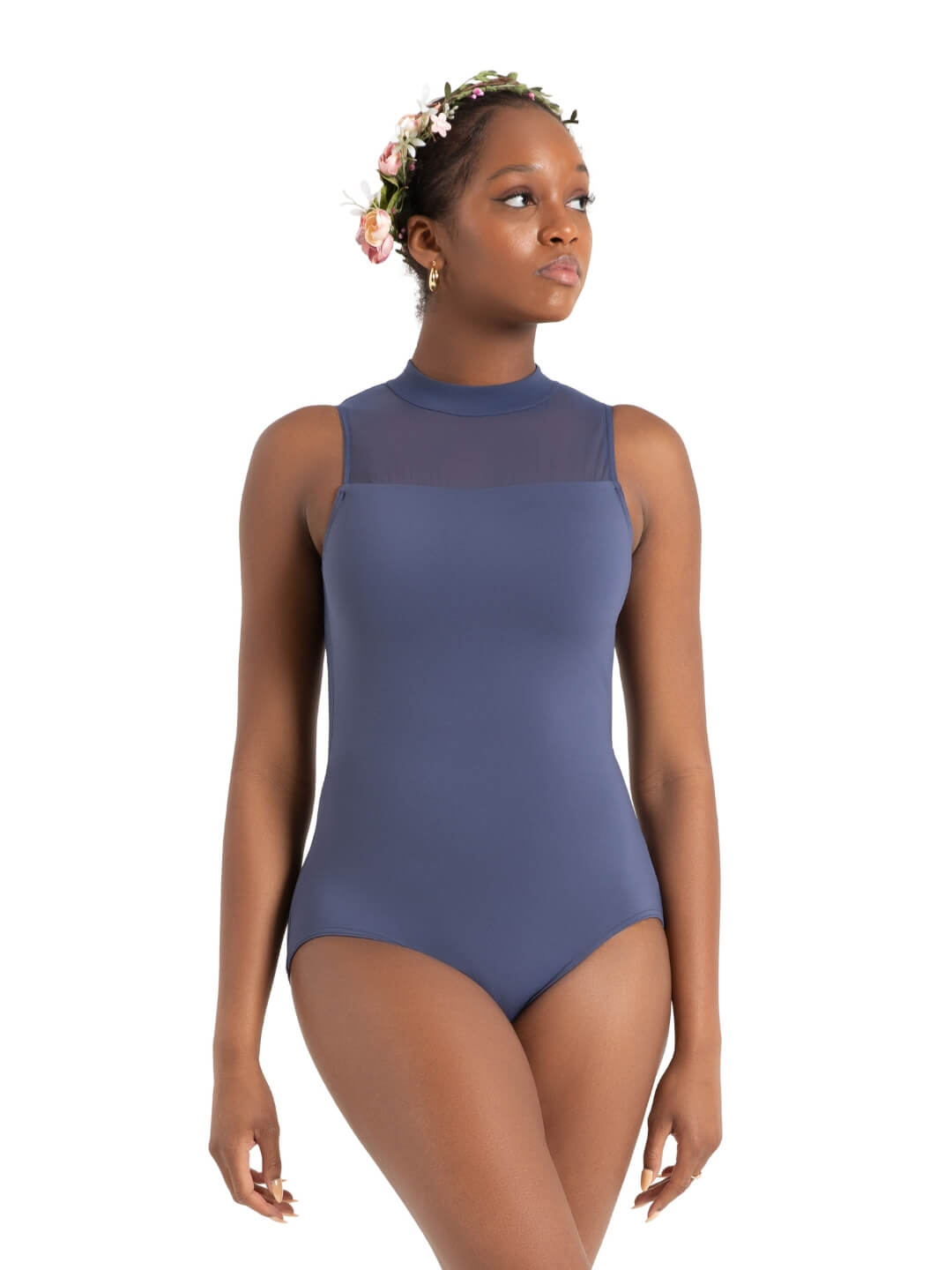Hyacinth High Neck Leotard