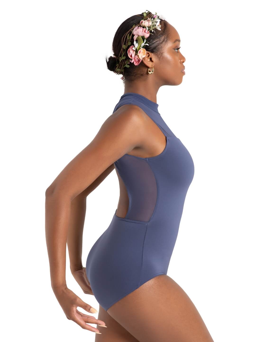 Hyacinth High Neck Leotard