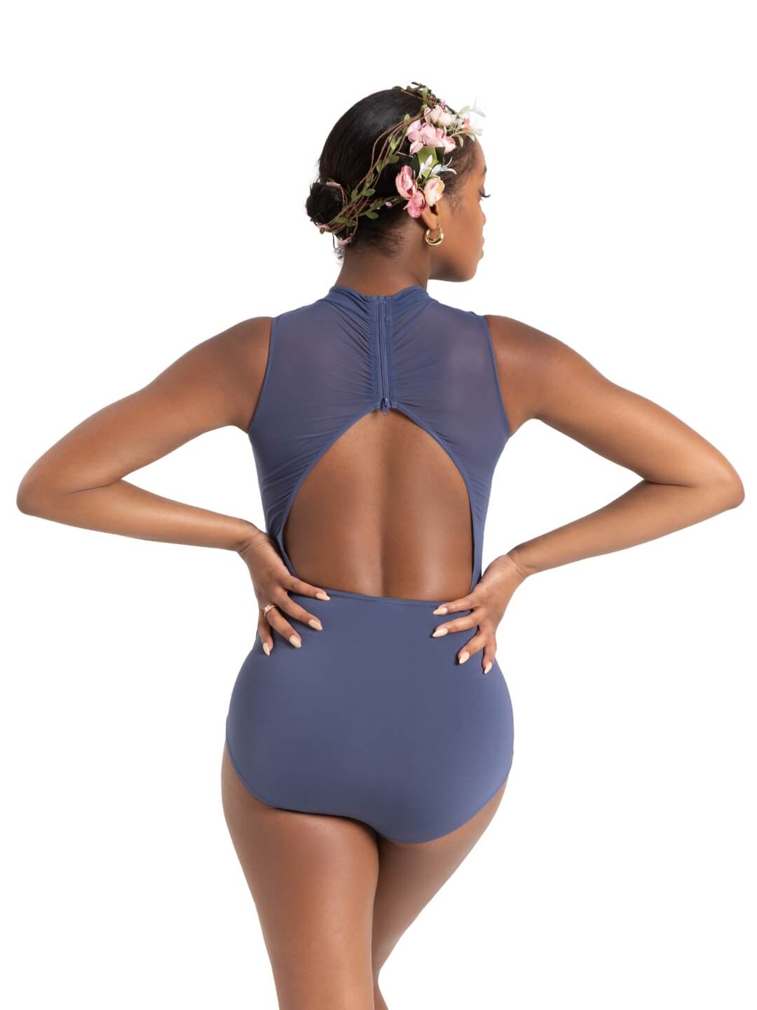 Hyacinth High Neck Leotard
