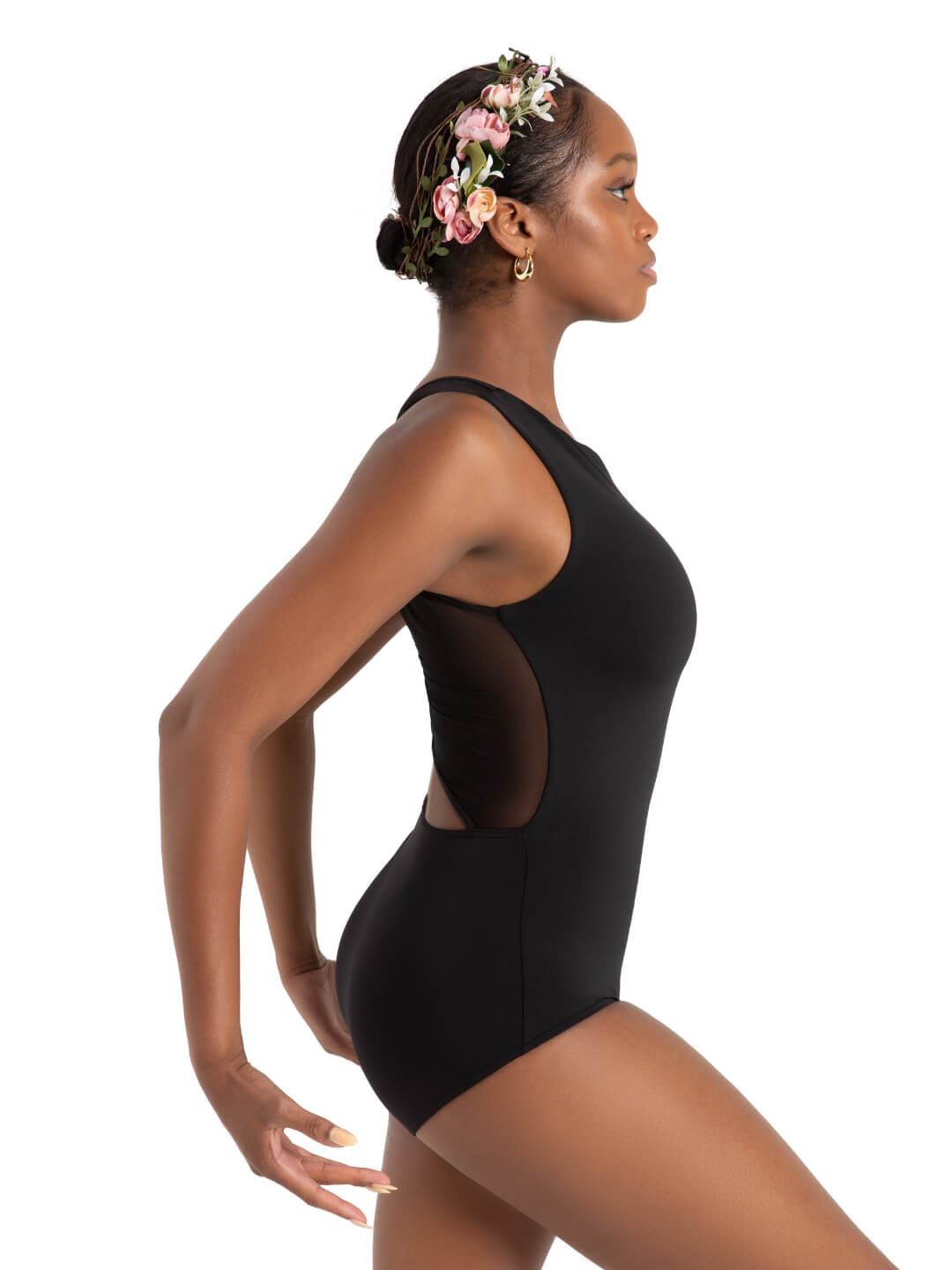 Marigold Mesh Back Leotard