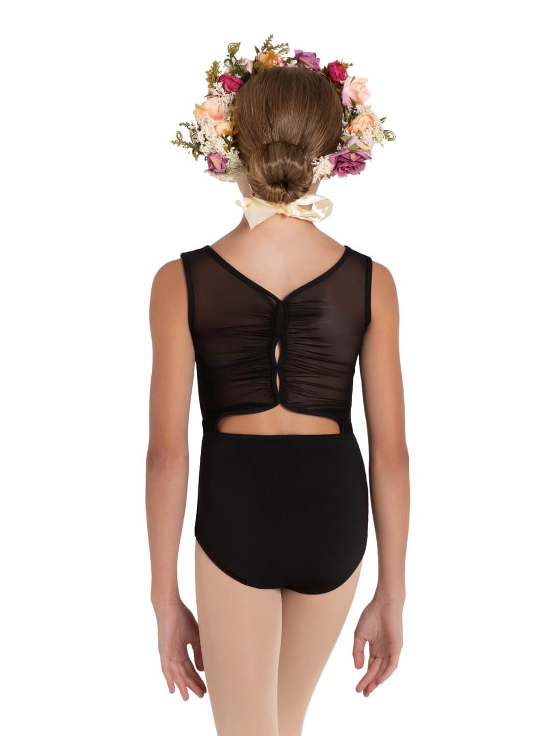 Marigold Mesh Back Child Leotard