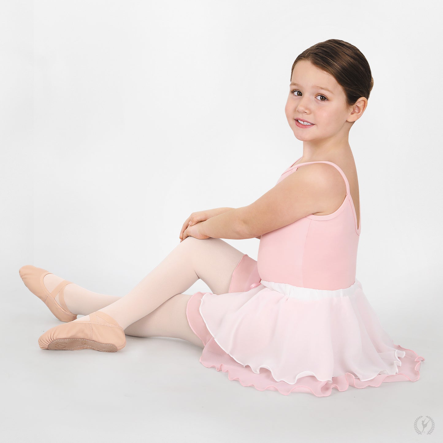 Girls Double Layer Chiffon Pull On Skirt