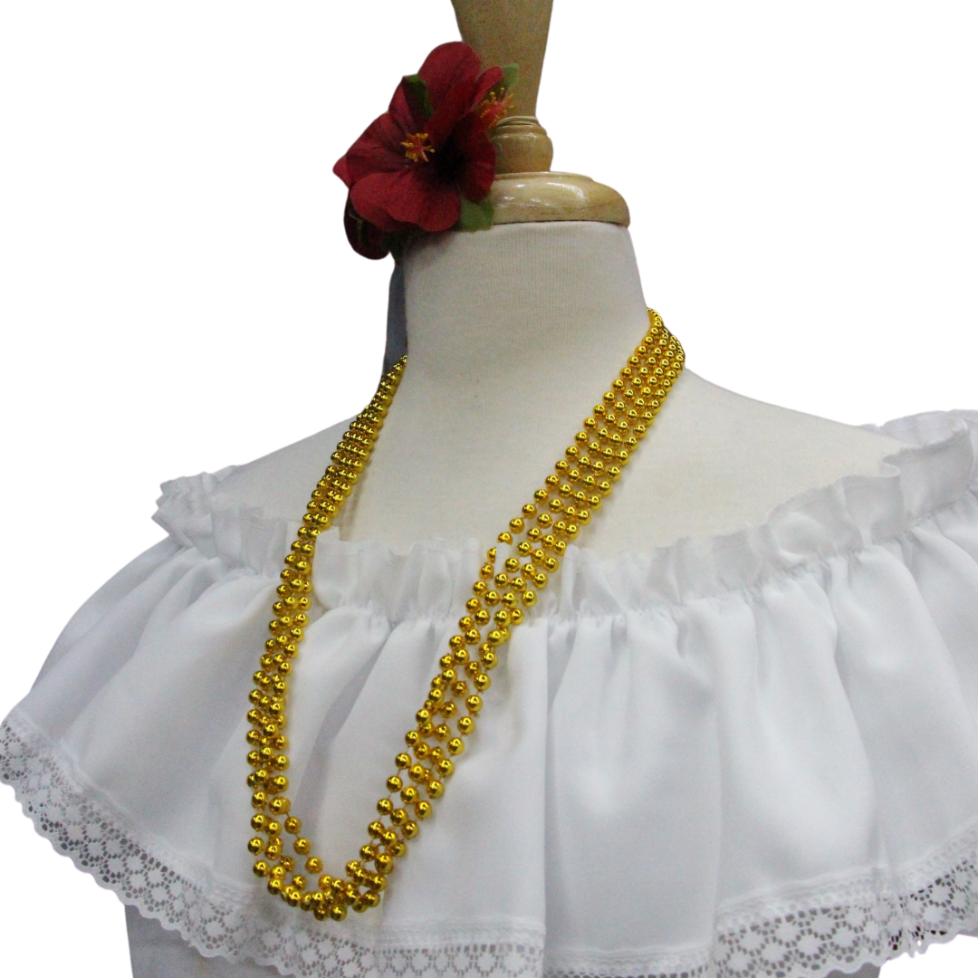 Metallic Bead Necklace
