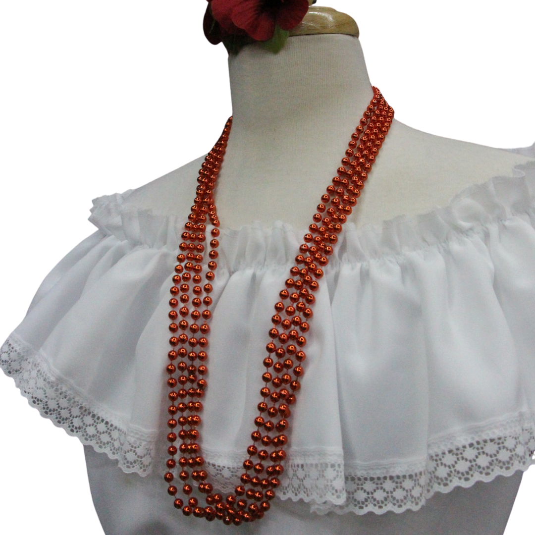 Metallic Bead Necklace