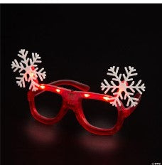 Snowflake Light Up Glasses