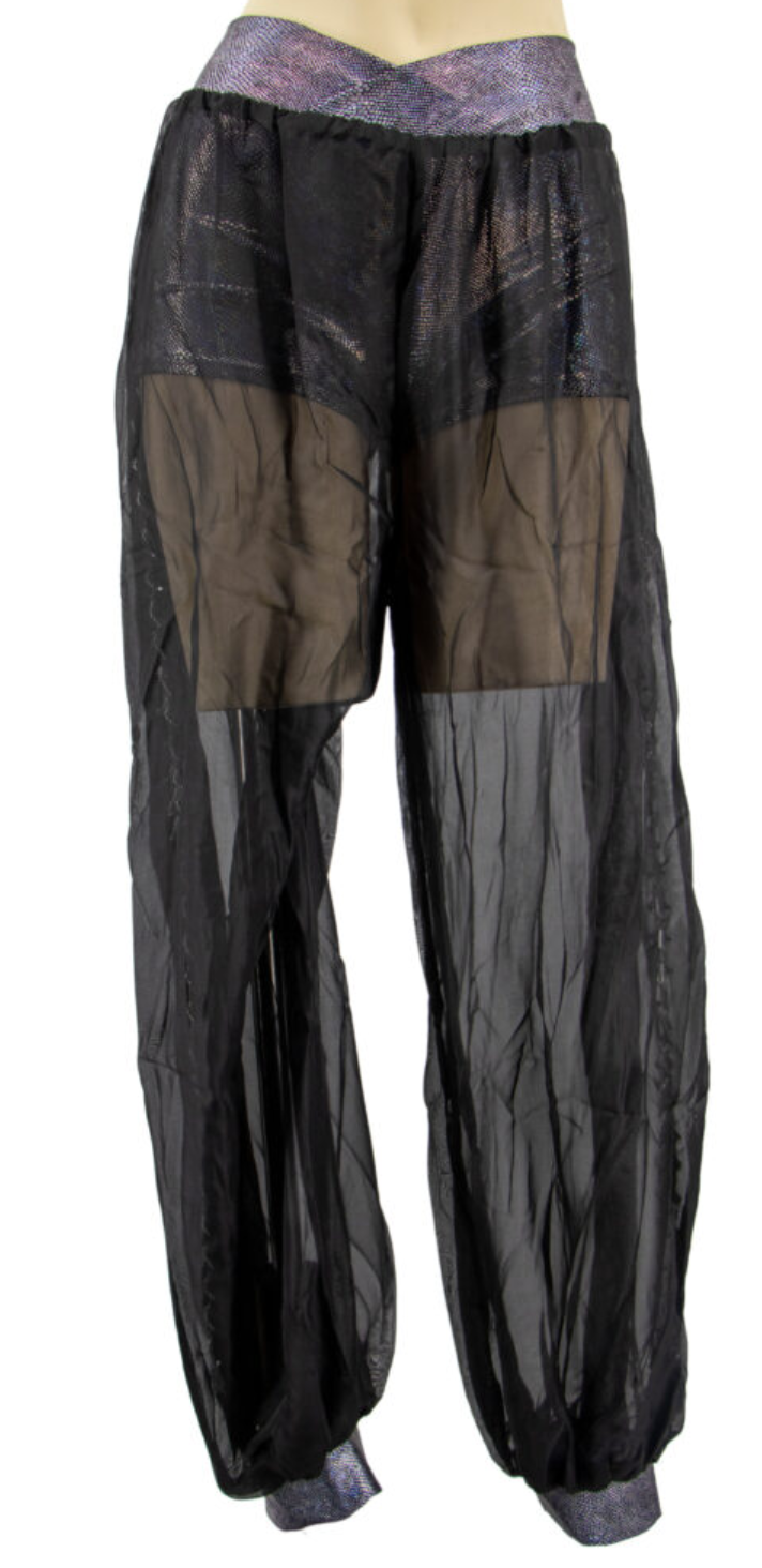 Plain Pant with Beaded Side