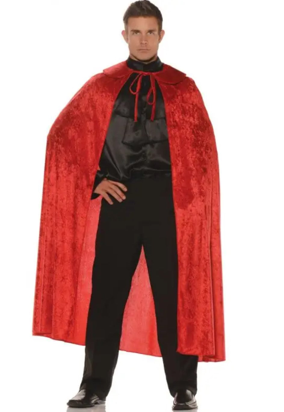 Velvet Cape with Collar