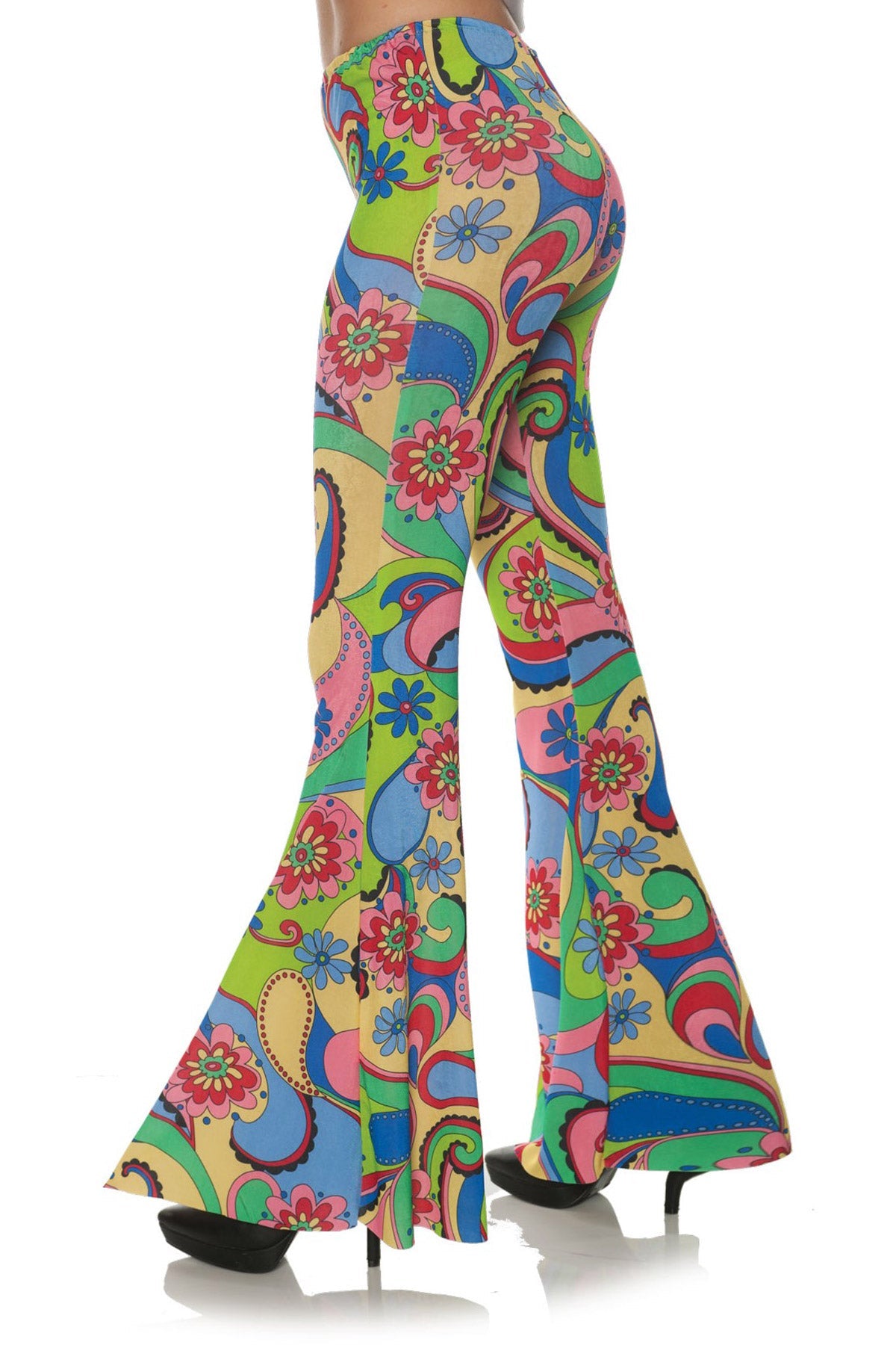 70's Flower Bell Bottoms